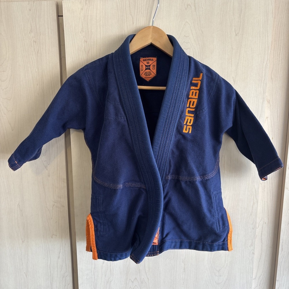 Sanabul jiu jitsu gi Youth Size KO blue & Orange top only
